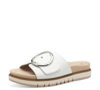 Tamaris Damen Pantoletten COMFORT – Elegantes Nappaleder, Weiß – Größe 40
