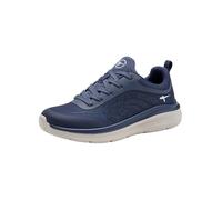 Tamaris Damen Wide FIT Sneaker Textil Feeling Light, Navy Glitter, 38
