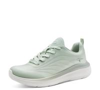 Tamaris Damen Wide FIT Sneaker Textil Feeling Light, sage, 40