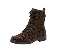 Tamaris Damen Wide FIT Stiefelette aus Leder, Dark Leopard, 36