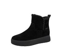 Tamaris Damen WIDE FIT Stiefelette aus Leder Step-In, Black, 38