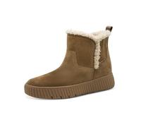 Tamaris Damen Wide FIT Stiefelette aus Leder Step-In, Cappuccino, 38