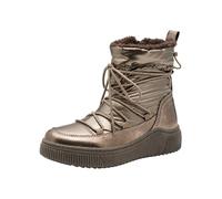 Tamaris Damen Wide FIT Winterstiefelette Duo-Tex, Bronze, 36