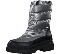 Tamaris Damen Winterstiefel, Frauen Stiefel,wasserabweisend,warm gefüttert,Boots,Winterstiefel,Winterschuhe,Silver MET.,37 EU