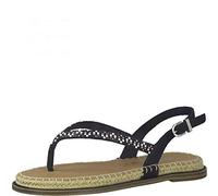 Tamaris Damen Zehentrenner, Frauen Sandalen,bequem,leicht,Sommer,Strand,weiblich,Lady,Ladies,Women's,Woman,zehenstegsandalen,flip,Navy,37 EU / 4 UK