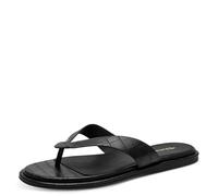 Tamaris Damen Zehentrenner Pantolette flach, schwarz, 37 EU