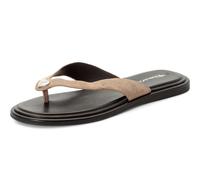 Tamaris - Damen Zehentrenner Pantolette taupe Taupe - Gr. - EU 37