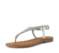 Tamaris Damen 1-28132-44 Sandale, Silver Glam, 37 EU