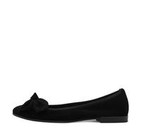 Tamaris Ballerina 622 Damen Leder flach schwarz Größe 39