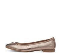 Tamaris Damen Ballerina Klassisch – Slip-on, TOUCHit-Fußbett, Comfort Lining – Copper 36 EU