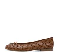 Tamaris Damenschuhe Ballerinas NUT STRUCTURE - Gr. - 38
