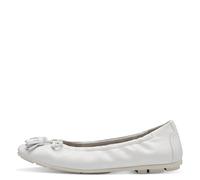 Tamaris Damenschuhe Ballerinas WHITE WHITE - Gr. - 39