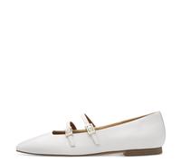 Tamaris Damenschuhe Ballerinas WHITE WHITE - Gr. - 40