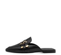 Tamaris Damenschuhe Clogs BLACK LEATHER BLACK LEATHER - Gr. - 36