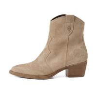 Tamaris Stiefelette Veloursleder Beige - 37