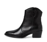 Tamaris Damenschuhe Cowboy-/ Bikerboots BLACK LEATHER BLACK LEATHER - Gr. - 38