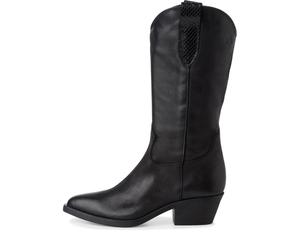 Tamaris Damenschuhe Cowboy-/ Bikerboots BLACK NUBUC BLACK NUBUC - Gr. - 37