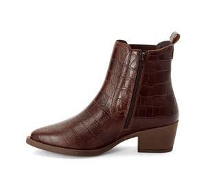 Tamaris Damenschuhe Cowboy-/ Bikerboots BROWN STRCTURE BROWN STRCTURE - Gr. - 37