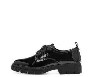 Tamaris Damenschuhe Elegante Schnürer BLACK PATENT BLACK PATENT - Gr. - 37