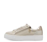 Tamaris Damenschuhe Elegante Schnürer IVORY/GOLD IVORY/GOLD - Gr. - 40