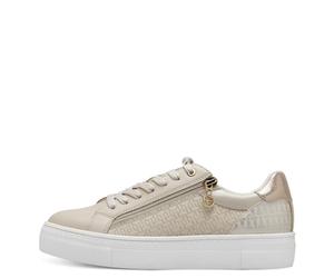 Tamaris Damenschuhe Elegante Schnürer IVORY/GOLD IVORY/GOLD - Gr. - 41