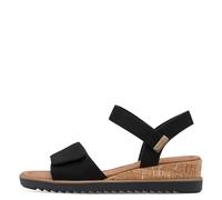 Tamaris Damen Keilsandalen, Frauen Sandalen,TOUCHit-Fußbett,Leder,Weiss,Rose,Touch-it,beige,Lack,rosa,atmungs-aktiv,breit,Grey,Black,39 EU