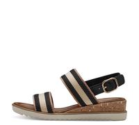 Tamaris Damenschuhe Keilsandaletten BLACK COMB BLACK COMB - Gr. - 38