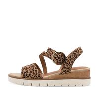 Tamaris Damenschuhe Keilsandaletten LEOPARD - Gr. - 38
