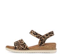 Tamaris Damenschuhe Keilsandaletten LEOPARD - Gr. - 38