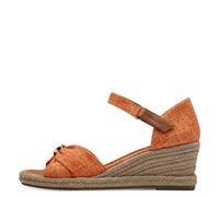 Tamaris Damenschuhe Keilsandaletten ORANGE ORANGE - Gr. - 40