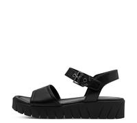 Tamaris Damenschuhe Klassisch BLACK LEATHER BLACK LEATHER - Gr. - 37