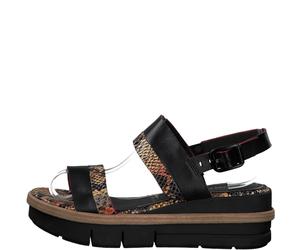 Tamaris Damenschuhe Klassisch BLACK/SNAKE BLACK - Gr. - 41