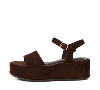 Tamaris Plateau Sandaletten für Damen, braun, Größe 39 EU