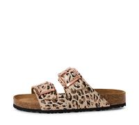 Tamaris Damenschuhe Klassische Pantoletten BEIGE/LEOPARD BEIGE - Gr. - 36