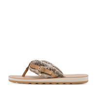 Tamaris Damenschuhe Klassische Pantoletten BEIGE SNAKE BEIGE SNAKE - Gr. - 37