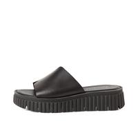 Tamaris Damenschuhe Klassische Pantoletten BLACK BLACK - Gr. - 38