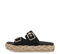 Tamaris Damenschuhe Klassische Pantoletten BLACK BLACK - Gr. - 40