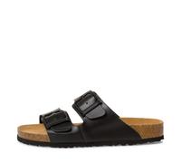 Tamaris Damen Pantoletten, Frauen Clogs, Pantoletten,Silber,schwarz,blau,fashletics,rot,Weiss,braun,grau,rosa,Champagne,Black,42 EU