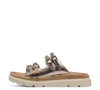 Tamaris Pantolette Damen Flach metallic,EU 41
