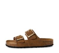 Women Slides COGNAC NUBUC - Gr. - 38