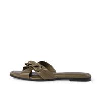 Tamaris Damenschuhe Klassische Pantoletten DARK OLIVE DARK OLIVE - Gr. - 40