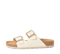 Tamaris Damenschuhe Klassische Pantoletten IVORY LEATHER IVORY LEATHER - Gr. - 41