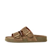Tamaris Pantolette Damen Flach Grün EU 42