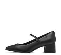 Tamaris Damenschuhe Klassische Pumps BLACK LEATHER BLACK LEATHER - Gr. - 38