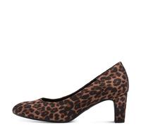 Tamaris Damen-Pumps M2241841 mit Blockabsatz braun (Leopard) Größe 40