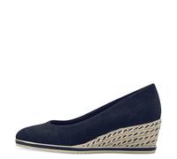 Tamaris Damen Keilpumps TOUCHit-Fußbett, Dämpfung, Glitzer – Navy Größe 40