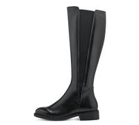 Tamaris Damen Schlupfstiefel, Frauen Stiefel,TOUCHit-Fußbett,Booties,Schlupfstiefel,hoch,Boots,Winterstiefel,Winterschuhe,Black,38 EU