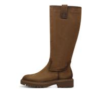 Tamaris Damen Langschaft-Stiefel Blockabsatz bequem; CAMEL, EU 39