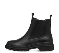 Tamaris Damenschuhe Klassische Stiefeletten BLACK LEATHER BLACK LEATHER - Gr. - 36