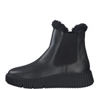Tamaris Damenschuhe Klassische Stiefeletten BLACK LEATHER BLACK LEATHER - Gr. - 38